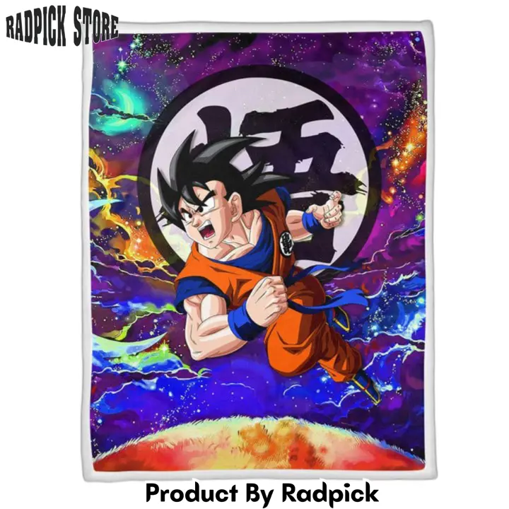 Dragon ball goku blanket custom anime galaxy style  rp0151974